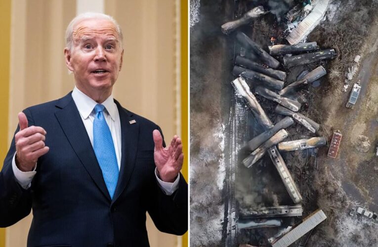 Biden will visit Ohio train derailment site ‘at some point’ 