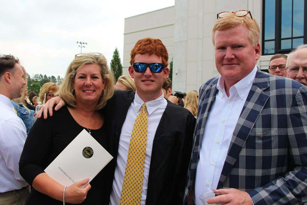 A photo of Maggie, Buster and Alex Murdaugh