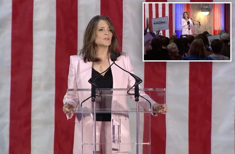 Marianne Williamson launches 2024 presidential campaign