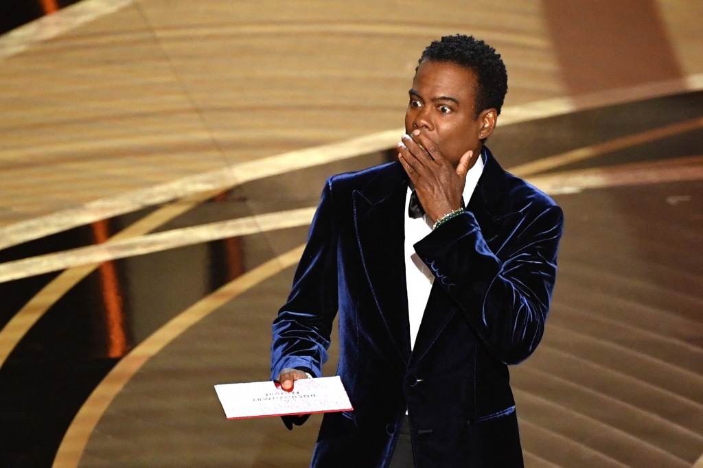 Chris Rock hosted the 2022 Oscars.