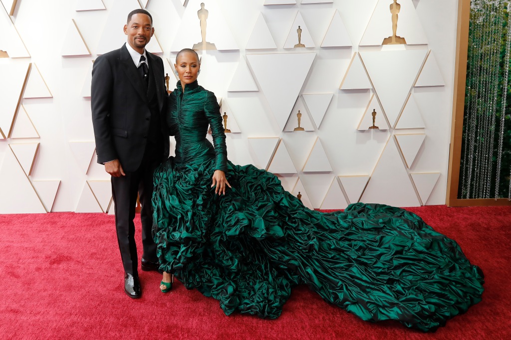 Will Smith and Jada Pinkett Smith at the 2022 Oscars.