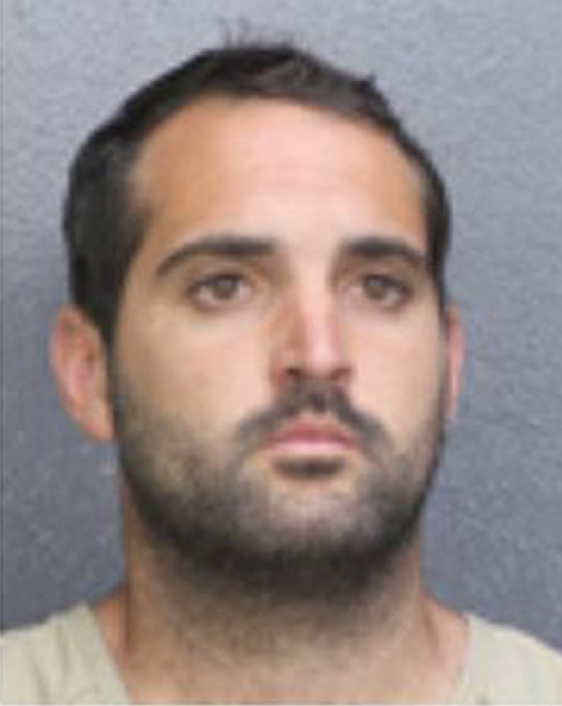 Christian Sergio Rafart, who was charged with battery and resisting arrest.