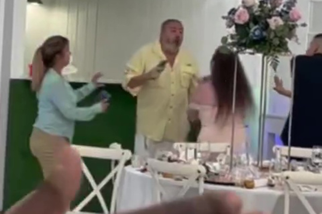 Miguel Rodriguez Albisu, 58, who is accused of waving a gun during a Florida wedding reception