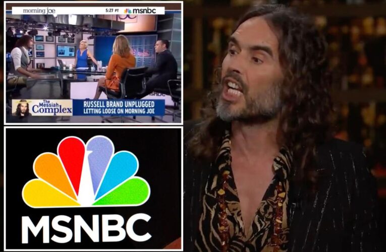Russell Brand rips MSNBC for ‘propagandist nut-crackery’