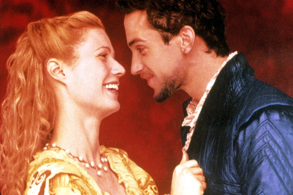 Gwyneth Paltrow played William Shakespeare's (Joseph Fiennes, above) lover in the romance period drama. 