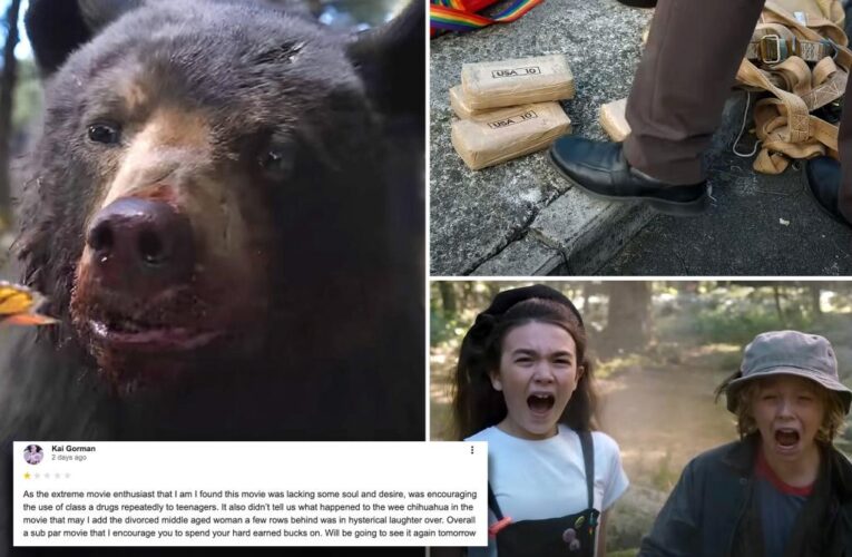 Woke movie-goers say ‘Cocaine Bear’ ‘encourages drugs’