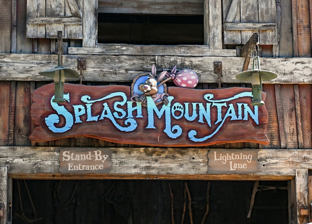 The Splash Mountain ride