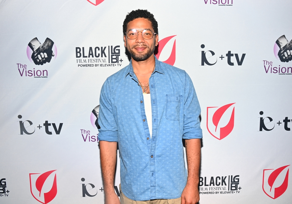 Jussie Smollett attends the 2022 Atlanta Black Pride Weekend Film Festival "B-Boy Blues" screening at IPIC Theaters at Colony Square on Sept. 3, 2022.