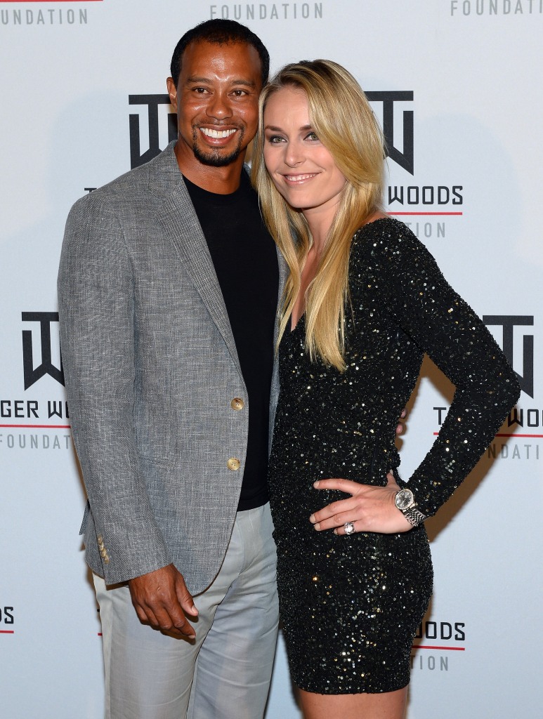 Tiger Woods and Lindsey Vonn