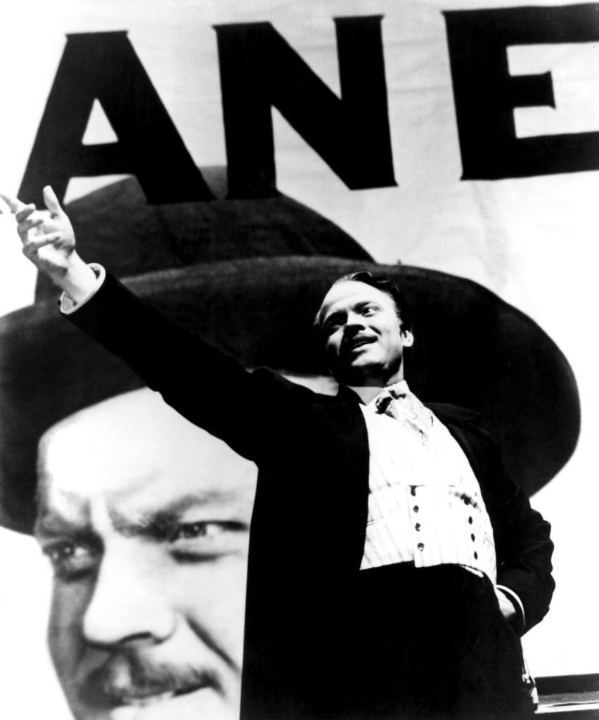 Orson Welles in "Citizen Kane"