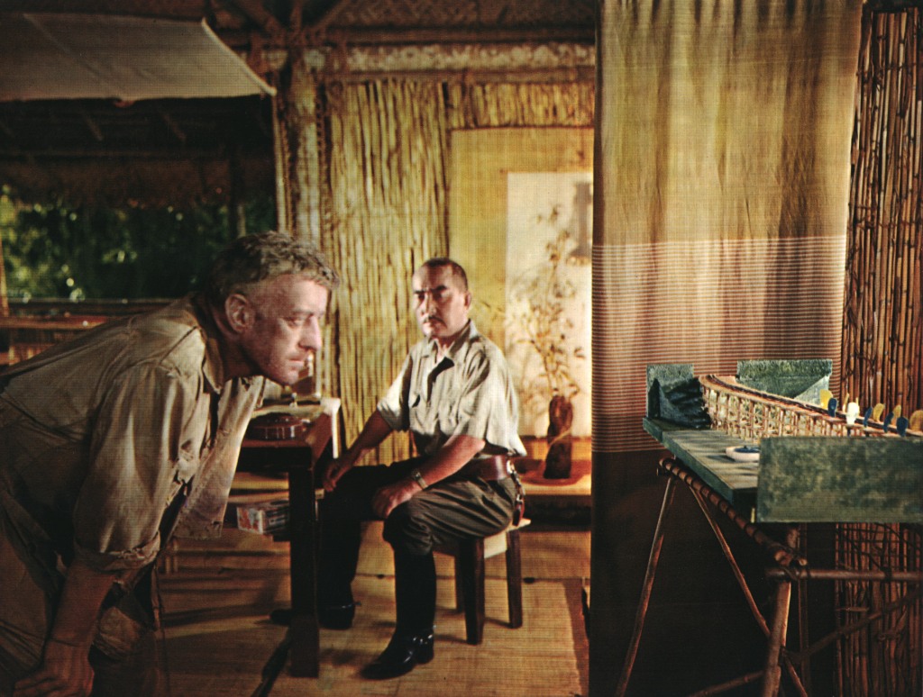 Alec Guinness, Sessue Hayakawa, in "Bridge Over the River Kwai"