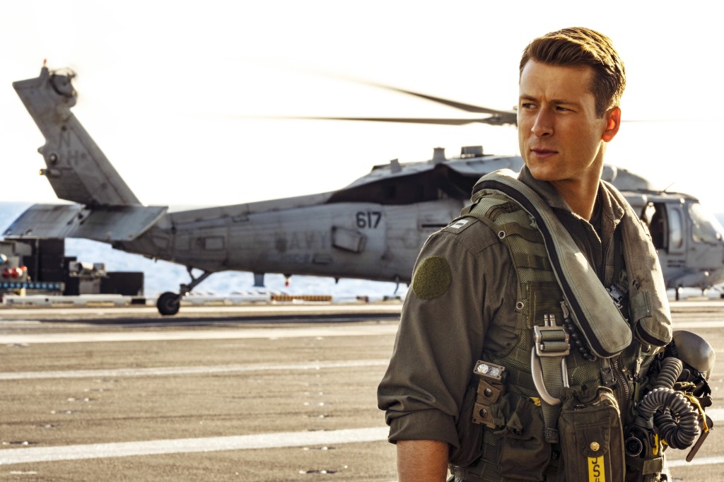 Glen Powell also stars in "Top Gun: Maverick," which scored six Oscar nominations.