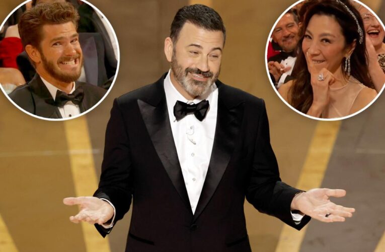 Jimmy Kimmel swipes at Will Smith slap in 2023 Oscars opening