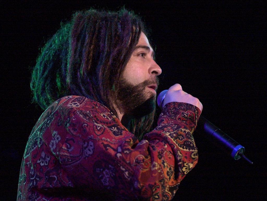 Lead singer/songwriter of rock group "Counting Crows" Adam Duritz performs at the Greek Theatre September 25, 2000 in Los Angeles, CA. 