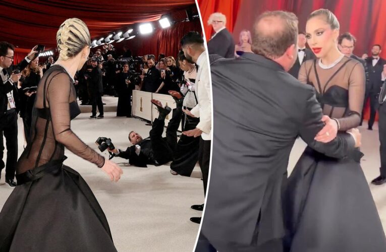 Paparazzi! Oscars photog slammed for Lady Gaga grab