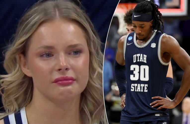 Crying cheerleader adds to March Madness 2023 fun