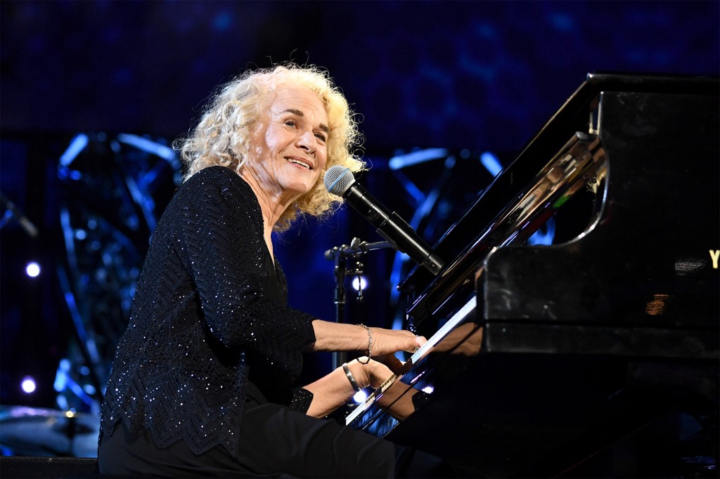 Inductee Carole King performs onstage during the 36th Annual Rock and Roll Hall Of Fame Induction Ceremony on October 30, 2021 in Cleveland, Ohio.