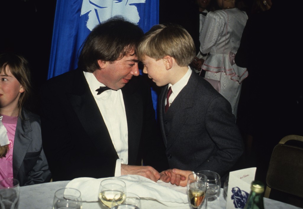 Andrew and Nicholas in 1989 at event