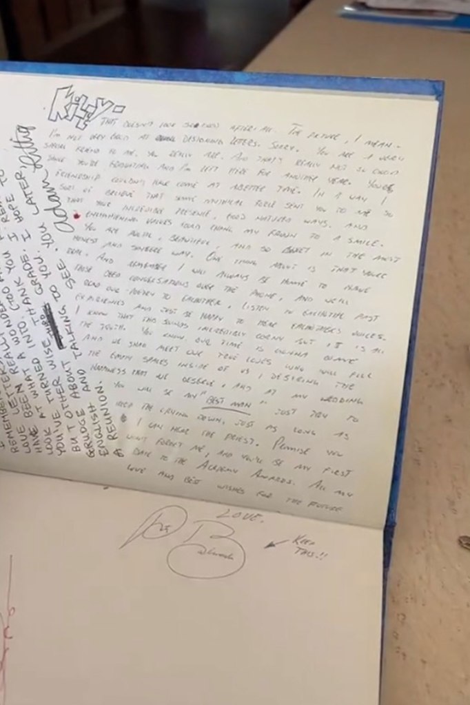 Pascal's yearbook note