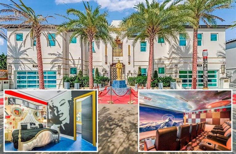 This $11.75M Florida mansion is a Hollywood fever dream
