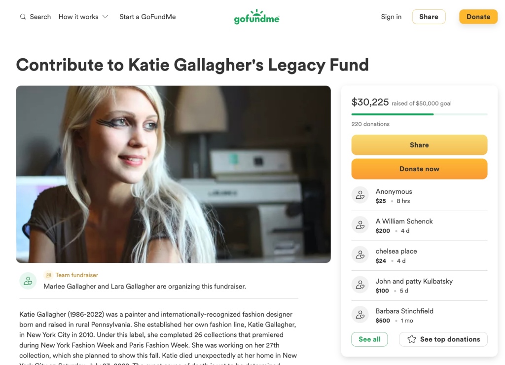 Katie Gallagher GoFundMe