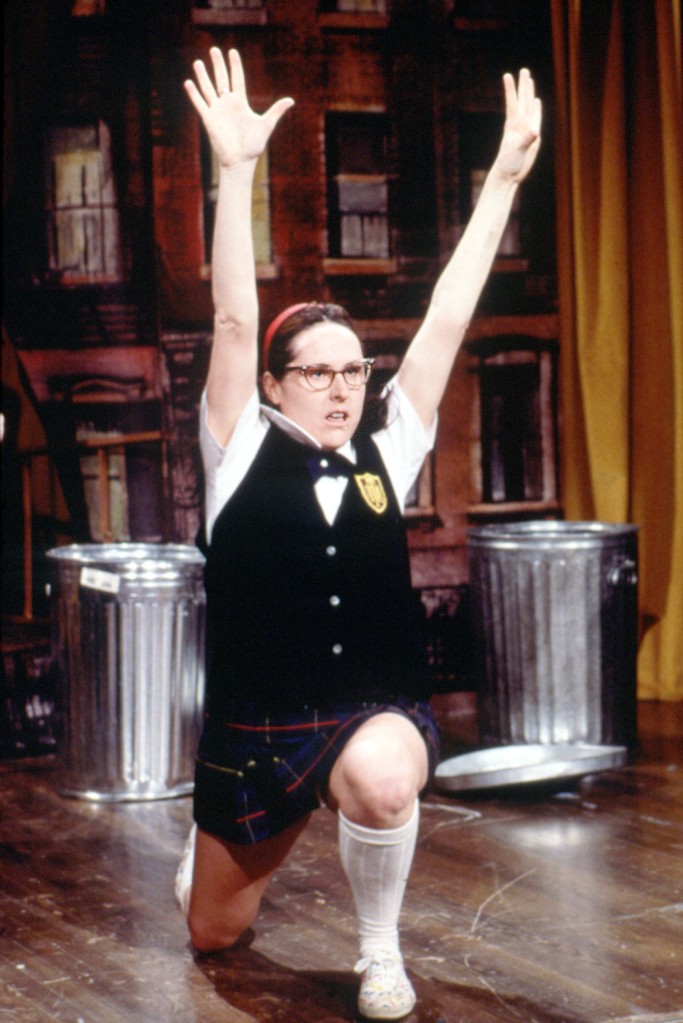 Molly Shannon as one of her iconic "SNL" characters, Mary Katherine Gallagher.