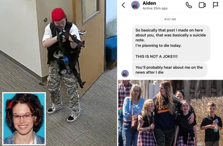 Nashville school shooter’s chilling final messages to pal revealed