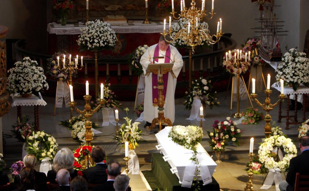 Martine Vik Magnussen's Norwegian funeral.