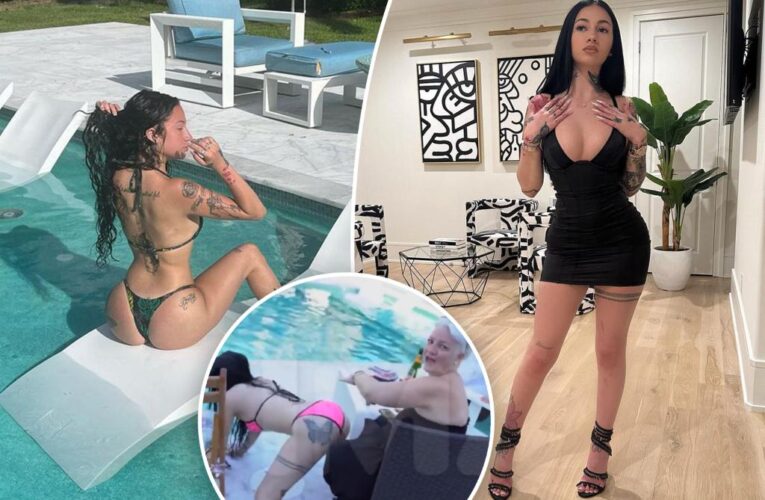 Bhad Bhabie twerks in a bikini on 20th birthday at $6M mansion