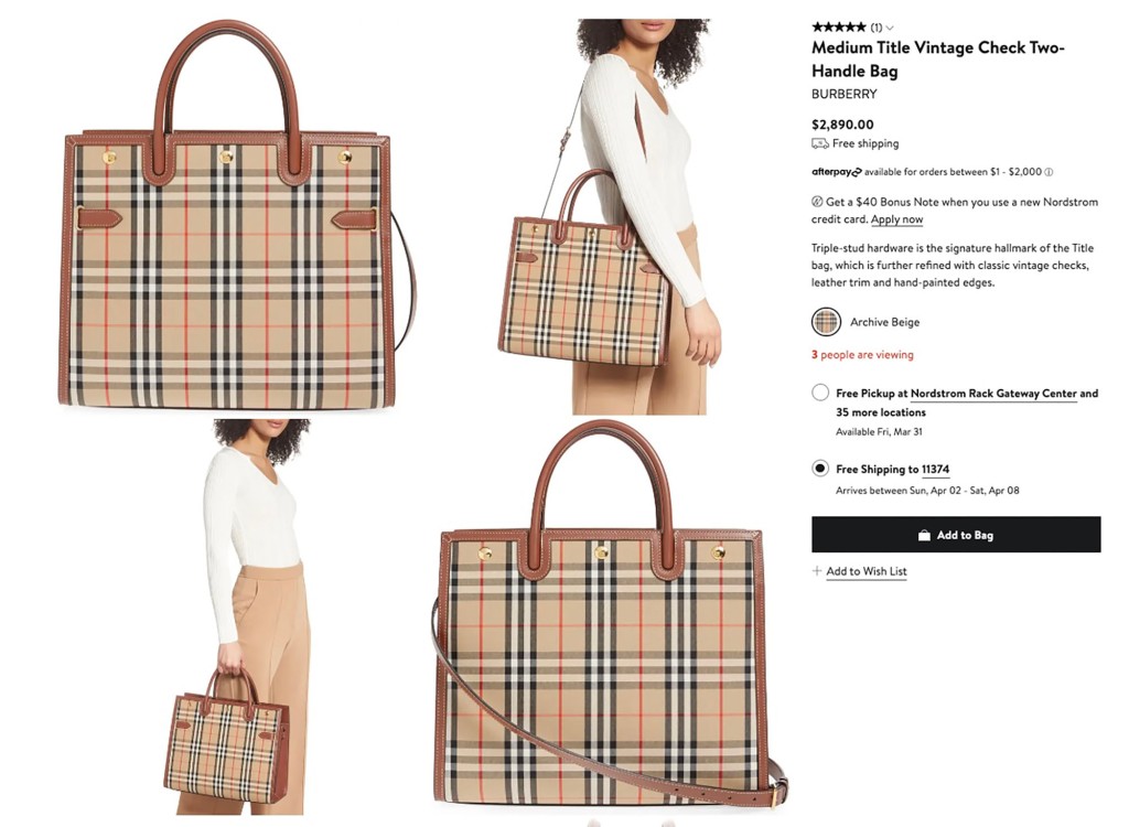 A four-figure Burberry bag stole the spotlight during the Season 4 premiere of âSuccessionâ Sunday night, thanks to a scathing review of the designer style by Tom Wambsgans (Matthew Macfadyen).
