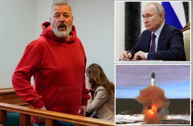 Nobel Prize-winning Russian journalist Dmitry Muratov warns ‘no one knows’ if Putin would use nukes
