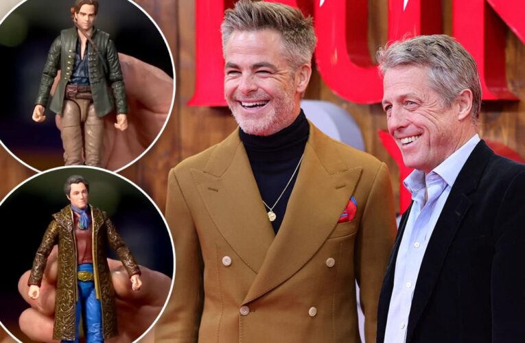 Hugh Grant, Chris Pine hate their diapered ‘Dungeons & Dragons’ toys