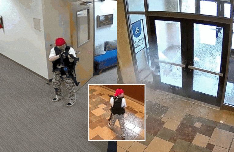 Nashville shooter footage shows blasting front doors, roam hallways