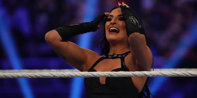 Jan 29, 2022; St. Louis, MO, USA; Sonya Deville during the Royal Rumble The Dome at America's Center.