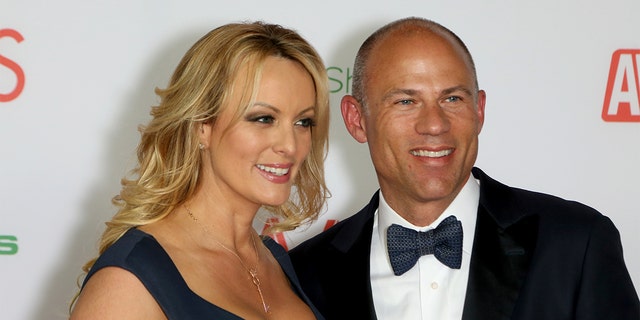 Adult film actress/director Stormy Daniels and attorney Michael Avenatti attend the 2019 Adult Video News Awards at The Joint inside the Hard Rock Hotel &amp;Casino on January 26, 2019, in Las Vegas, Nevada. 