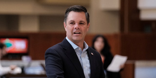 Congressman-elect Zach Nunn, R-Iowa, attends orientation for newly elected members of the 118th U.S. Congress following the 2022 midterm elections at the Hyatt Hotel in Washington Nov. 13, 2022. 