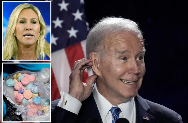 Biden laughs at Marjorie Taylor Greene pinning fentanyl deaths on him