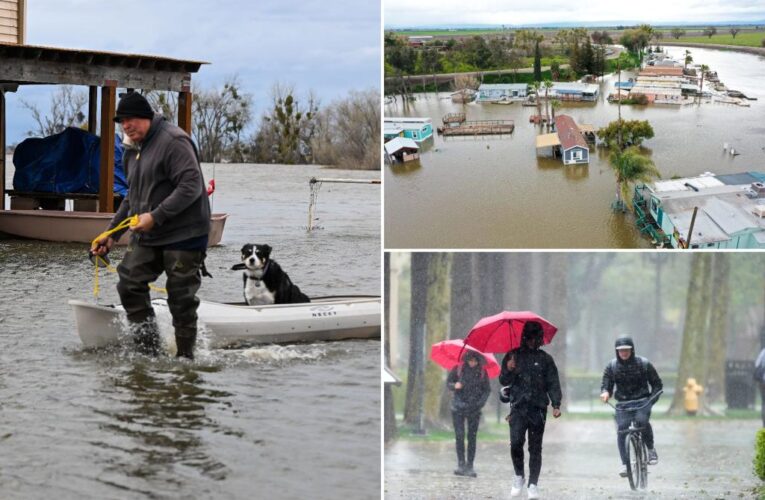 San Francisco battered by strong winds as California hit with another powerful atmospheric river