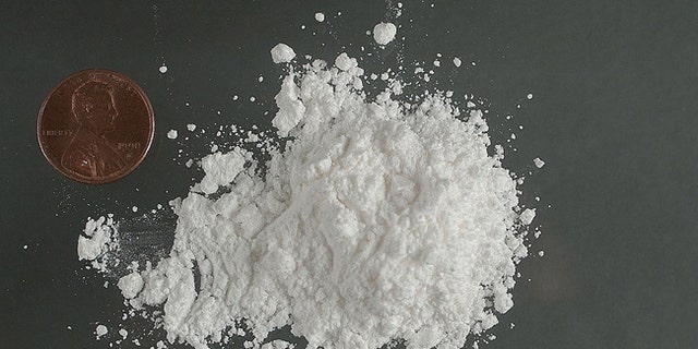 Image of a small amount of cocaine. The U.S. Attorney's Office, District of Massachusetts, announced the sentencing of John Noviello, 61, of Nashua N.H., on March 22, 2022.