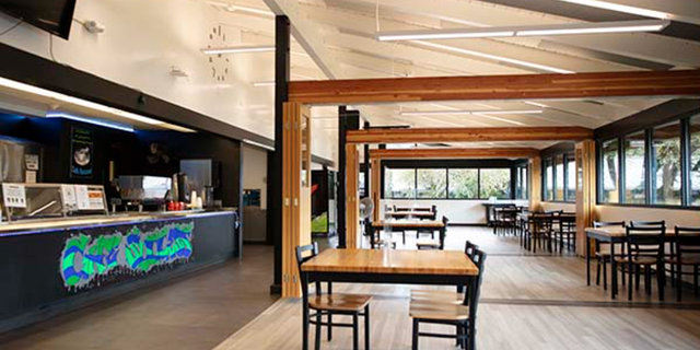 Inside view of Echo Glen Children's Center in Washington.