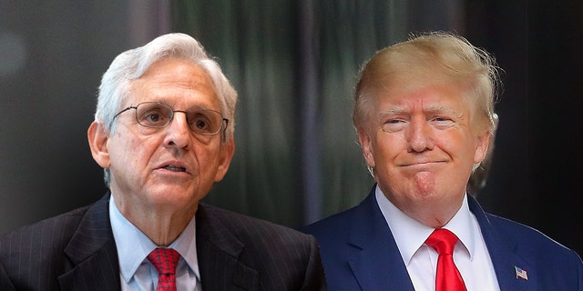 Attorney General Merrick Garland, left, appointed special counsel Jack Smith to investigate the entirety of the criminal probe into the unlawful retention of national defense information by former President Donald Trump.