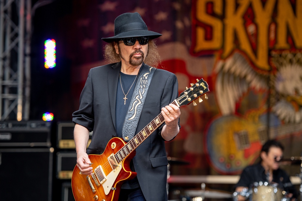 Rossington of Lynyrd Skynyrd performing on Fox & Friends Summer Concert Series on June 22, 2018 in New York City. 