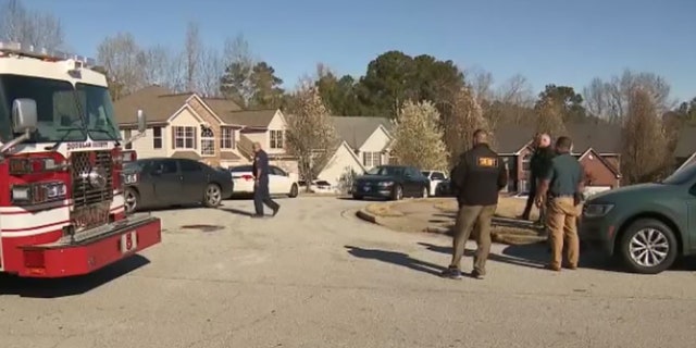 The sheriff's office said over 100 teenagers were attending the house party in Douglasville, Georgia, when gunfire erupted.