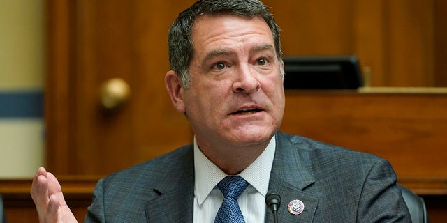 Representative Mark Green, a Republican from Tennessee, speaks during a Select Subcommittee On Coronavirus Crisis hearing in Washington, D.C., U.S., on Wednesday, May 19, 2021.