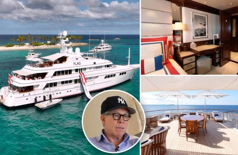 Inside fashion designer Tommy Hilfiger’s $46M mega yacht for sale