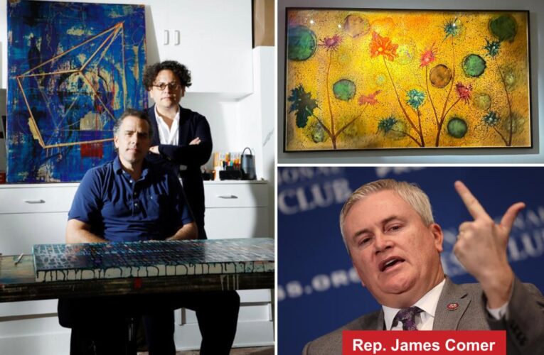 James Comer tightens screws on Hunter Biden art dealer, wants to know buyers, how much they paid