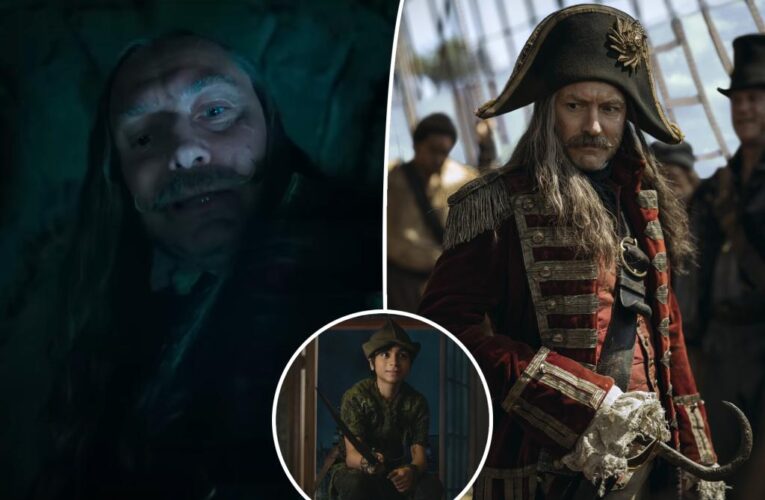 Jude Law stars as Captain Hook in ‘Peter Pan & Wendy’