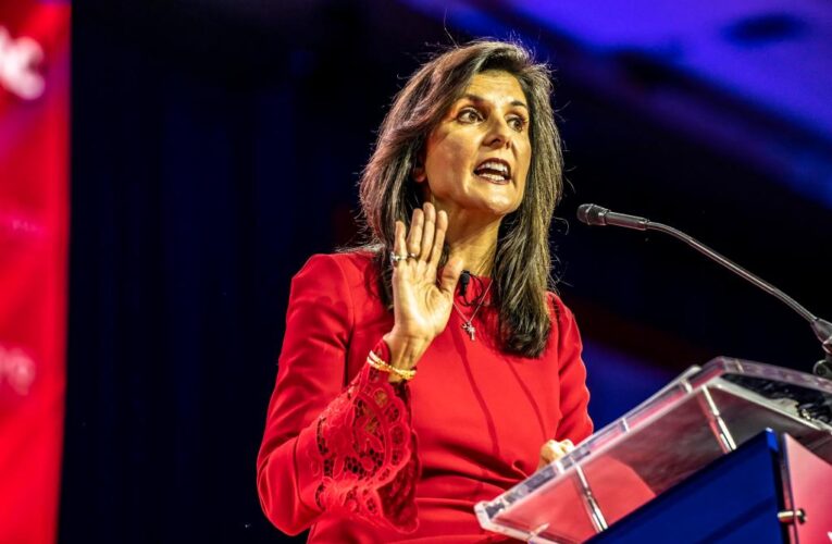 Nikki Haley heckled by Trump supporters at CPAC