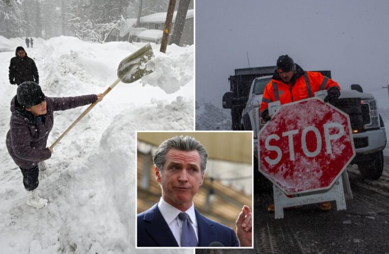 Gavin Newsom leaves California on ‘personal travel’ following devastating winter storms