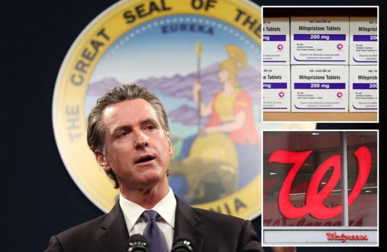 California’s Newsom slams Walgreens on abortion drugs